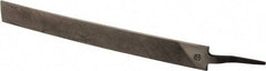 PFERD - 14" Long, Bastard Cut, Flat American-Pattern File - Single/Curved Cut, 0.38" Overall Thickness, Flexible, Tang - Top Tool & Supply