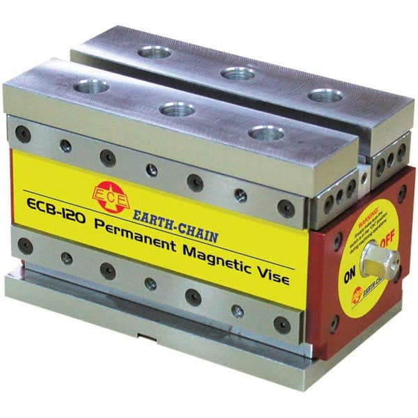 Techniks - Permanent Magnetic Chucks Shape: Rectangle Width/Diameter (Decimal Inch): 4.2000 - Top Tool & Supply