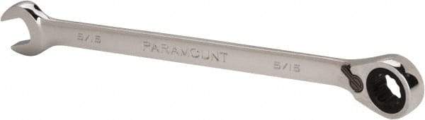 Paramount - 5/16" 12 Point Offset Combination Wrench - 15° Offset Angle, 5" OAL, Chrome Vanadium Steel, Polished Finish - Top Tool & Supply