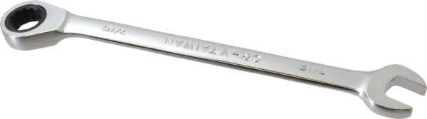 Paramount - 7/16" 12 Point Offset Combination Wrench - 15° Offset Angle, 5-1/2" OAL, Chrome Vanadium Steel, Polished Finish - Top Tool & Supply