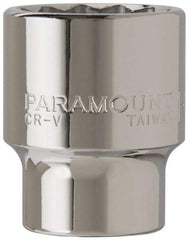 Paramount - 1-3/8", 3/4" Drive, Standard Hand Socket - 12 Points, 2-5/16" OAL - Top Tool & Supply