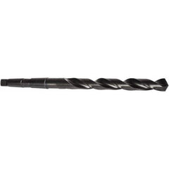 Taper Shank Drill Bit: 0.315″ Dia, 1MT, 118 °, High Speed Steel Oxide Finish, 2.9528″ Flute Length, 6.1417″ OAL, Standard Point, Spiral Flute