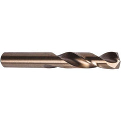 Screw Machine Length Drill Bit: 0.4375″ Dia, 135 °, Cobalt Coated, Right Hand Cut, Spiral Flute, Straight-Cylindrical Shank, Series M40CO