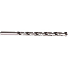 Extra Length Drill Bit: 0.2812″ Dia, 118 °, High Speed Steel Uncoated, 6″ Flute Length, 8″ OAL, Spiral Flute, Straight-Cylindrical Shank, Series 860