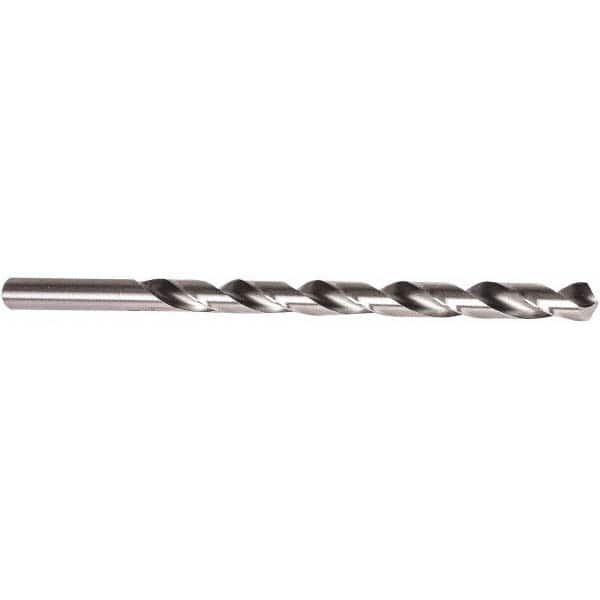 Extra Length Drill Bit: 0.5469″ Dia, 118 °, High Speed Steel Uncoated, 9″ Flute Length, 12″ OAL, Spiral Flute, Straight-Cylindrical Shank, Series 1290