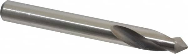 Precision Twist Drill - 3/8" Body Diam, 90°, 3-1/8" OAL, High Speed Steel Spotting Drill - Top Tool & Supply