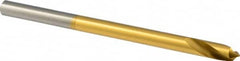 Precision Twist Drill - 1/4" Body Diam, 90°, 4" OAL, High Speed Steel Spotting Drill - Top Tool & Supply