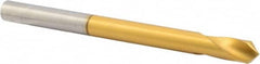 Precision Twist Drill - 3/8" Body Diam, 120°, 5" OAL, High Speed Steel Spotting Drill - Top Tool & Supply