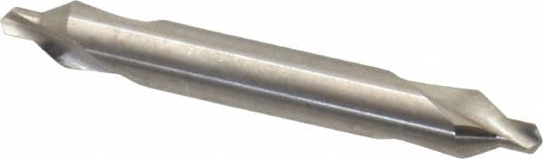 Precision Twist Drill - #3 Plain Cut 60° Incl Angle High Speed Steel Combo Drill & Countersink - Top Tool & Supply