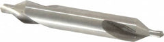 Precision Twist Drill - #4 Plain Cut 60° Incl Angle High Speed Steel Combo Drill & Countersink - Top Tool & Supply