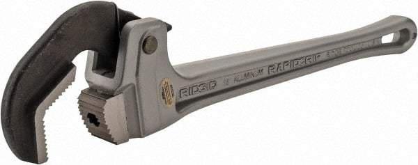 Ridgid - 18" Aluminum RapidGrip Pipe Wrench - 3" Pipe Capacity - Top Tool & Supply