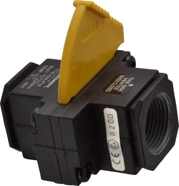 Norgren - 3/4" NPT Lockout Valve - 7.7 CV Rate, 231 CFM, 250 Max psi, Slide Actuator - Top Tool & Supply