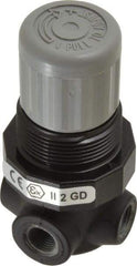 Norgren - 1/8" NPT Relief Valve - 0.7 CV Rate, 21 CFM, 100 Max psi, Knob Adjustment Actuator - Top Tool & Supply