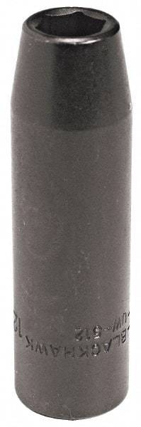 Blackhawk by Proto - 1/2" Drive 10mm Deep Impact Socket - 6 Points, 3-7/32" OAL - Top Tool & Supply