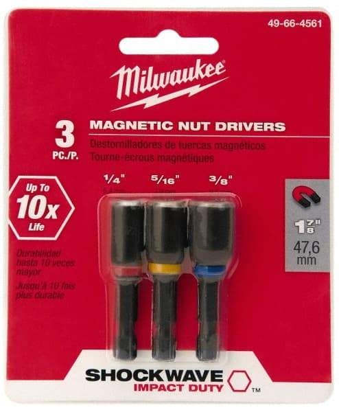 Milwaukee Tool - Nut Driver Bit Set - 1/4" Hex Drive - Top Tool & Supply