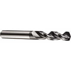 Screw Machine Length Drill Bit: 0.3748″ Dia, 130 °, Cobalt AlCrN Finish, Right Hand Cut, Parabolic Flute, Straight-Cylindrical Shank, Series A921