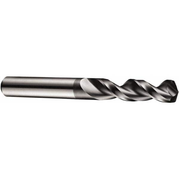 Screw Machine Length Drill Bit: 0.1811″ Dia, 130 °, Cobalt AlCrN Finish, Right Hand Cut, Spiral Flute, Straight-Cylindrical Shank, Series A921