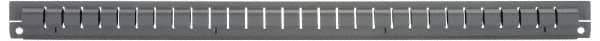 Vidmar - Tool Box Steel Drawer Divider - 2-5/8" Wide x 25-1/2" Deep x 1-7/8" High, Gray, For Vidmar Cabinets - Top Tool & Supply