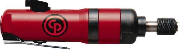 Chicago Pneumatic - 1/4" Bit Holder, 10,000 RPM, Inline Handle Air Screwdriver - 2-1/2 to 12 Ft/Lb Torque, 1/4 NPT Inlet, 3.2 CFM - Top Tool & Supply