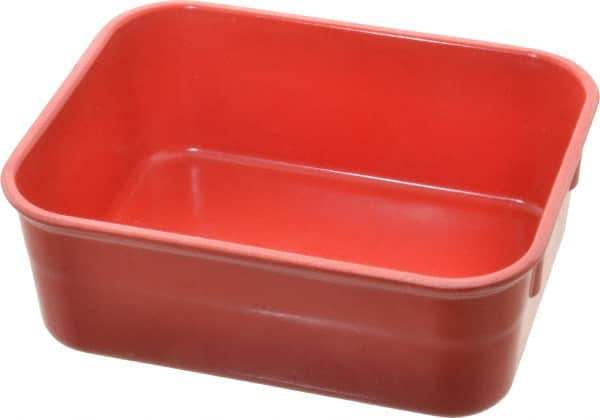 LEWISBins+ - 300 Lb Load Capacity Red Fiberglass Tote Container - Stacking, Nesting, 6.3" Long x 4.9" Wide x 2.1" High - Top Tool & Supply