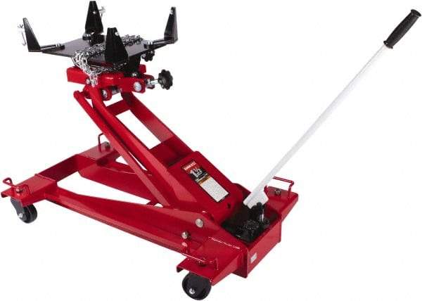 Sunex Tools - 3,000 Lb Capacity Transmission Jack - 8.62 to 36.62" High, 43-1/2" Chassis Length - Top Tool & Supply