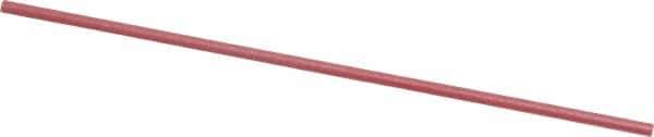 Value Collection - Round, Synthetic Ruby, Midget Finishing Stick - 50mm Long x 1mm Wide, Fine Grade - Top Tool & Supply