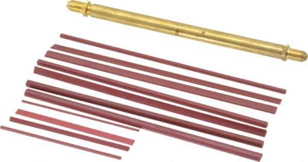 Value Collection - 12 Piece Synthetic Ruby Stone Kit - Fine - Top Tool & Supply