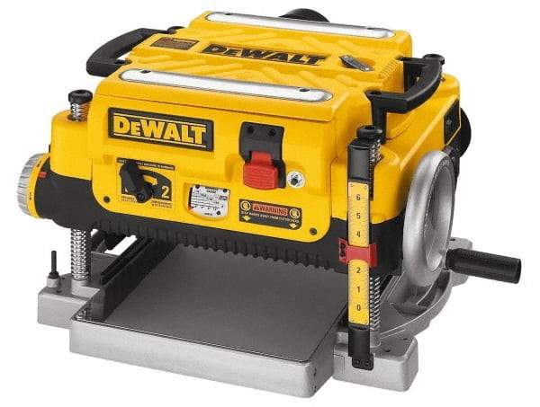 DeWALT - 15 Amp, 10,000 and 20,000 RPM, Bench Planer - 1/8 Inch Depth of Cut, 13 Inch Wide, 6 Inch Depth Capacity - Top Tool & Supply