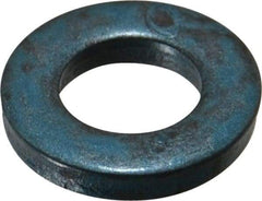 Metric Blue - M8 Screw, Alloy Steel Standard Flat Washer - 9.32mm ID x 17.75mm OD, 3mm Thick - Top Tool & Supply