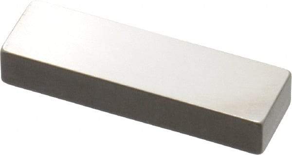 Mitutoyo - 0.19" Rectangular Steel Gage Block - Accuracy Grade AS-1, Includes Certificate of Inspection - Top Tool & Supply