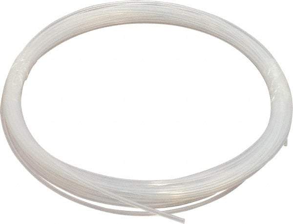 Parker - 1/16" ID x 1/8" OD, 1/32" Wall Thickness, 50' Long, PTFE FEP Tube - Natural, 300 Max psi - Top Tool & Supply