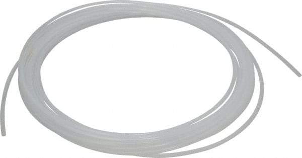 Parker - 3/16" ID x 1/4" OD, 1/32" Wall Thickness, 50' Long, PTFE PFA Tube - Natural, 196 Max psi - Top Tool & Supply