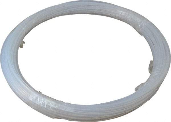 Parker - 1/8" ID x 1/4" OD, 1/16" Wall Thickness, 50' Long, PTFE PFA Tube - Natural, 375 Max psi - Top Tool & Supply