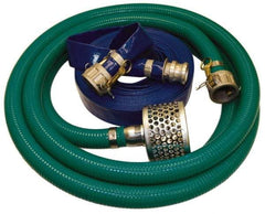 Alliance Hose & Rubber - Suction and Discharge Pump Hose Kits - For Use with 2 Inch Pumps with Cam and Groove Couplings - Top Tool & Supply