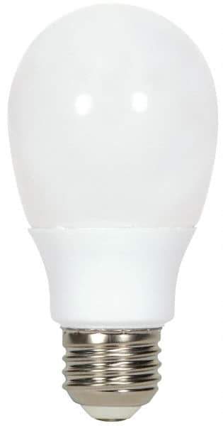 Value Collection - 9 Watt Fluorescent Residential/Office Medium Screw Lamp - 2,700°K Color Temp, 450 Lumens, A19, 6,000 hr Avg Life - Top Tool & Supply