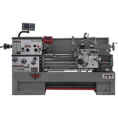 Jet - 14" Swing, 40" Between Centers, 230 Volt, Triple Phase Engine Lathe - 7MT Taper, 7-1/2 hp, 25 to 1,800 RPM, 3-1/8" Bore Diam, 40" Deep x 47" High x 97-1/2" Long - Top Tool & Supply