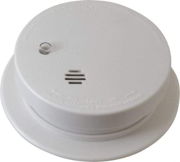 Kidde - 4 Inch Diameter, Smoke Alarm - 85 dB Decibel Rating, 9V Battery Included, Wall or Ceiling Mount, Tamper Resistant - Top Tool & Supply