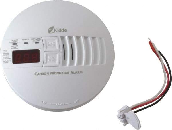 Kidde - AC, DC Wire In 120 Volt Carbon Monoxide Alarm - 85 dB Decibel Rating, 9V Battery Not Included, Tamper Resistant, Interconnectable - Top Tool & Supply