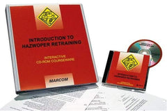 Marcom - Introduction to HAZWOPER Retraining, Multimedia Training Kit - 45 min Run Time CD-ROM, English & Spanish - Top Tool & Supply