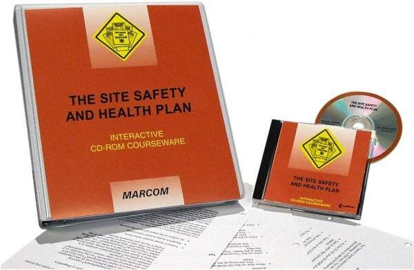 Marcom - The Site Safety & Health Plan, Multimedia Training Kit - 45 min Run Time CD-ROM, English & Spanish - Top Tool & Supply