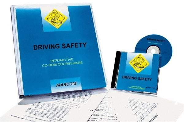 Marcom - Driving Safety, Multimedia Training Kit - 45 min Run Time CD-ROM, English & Spanish - Top Tool & Supply