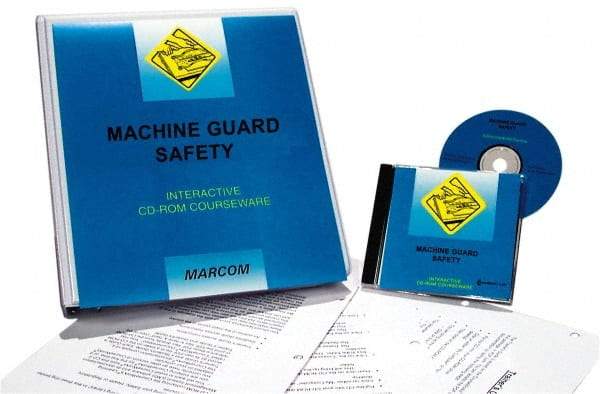 Marcom - Machine Guard Safety, Multimedia Training Kit - 45 min Run Time CD-ROM, English & Spanish - Top Tool & Supply