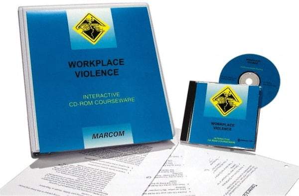 Marcom - Preventing Workplace Violence, Multimedia Training Kit - 45 min Run Time CD-ROM, English & Spanish - Top Tool & Supply