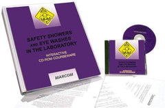 Marcom - Safety Showers and Eye Washes in the Laboratory, Multimedia Training Kit - 45 min Run Time CD-ROM, English & Spanish - Top Tool & Supply