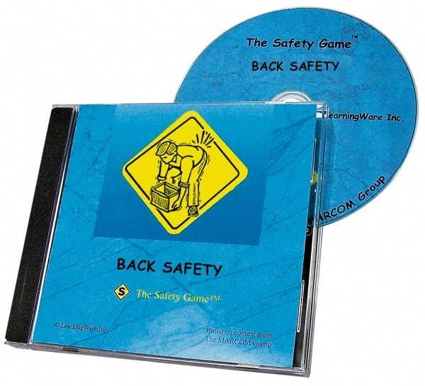 Marcom - Back Safety, Multimedia Training Kit - Computer Game, English - Top Tool & Supply