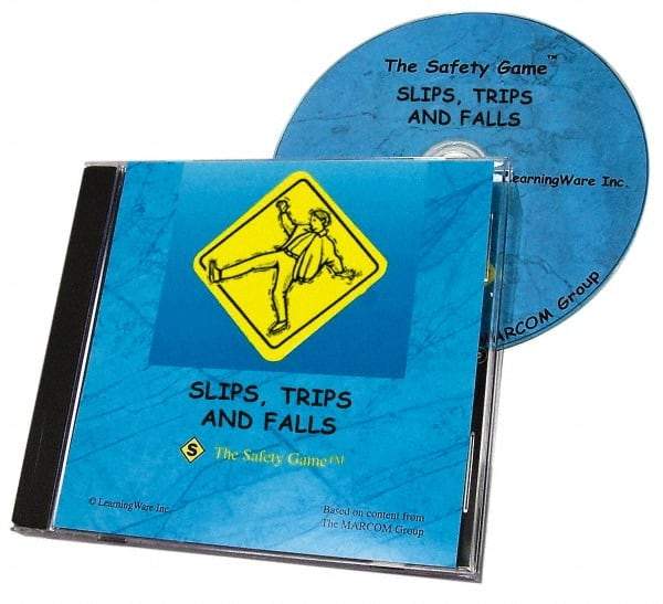 Marcom - Slips, Trips and Falls, Multimedia Training Kit - Computer Game, English - Top Tool & Supply