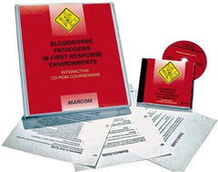 Marcom - Bloodborne Pathogens in First Response Environments, Multimedia Training Kit - 45 min Run Time CD-ROM, English & Spanish - Top Tool & Supply