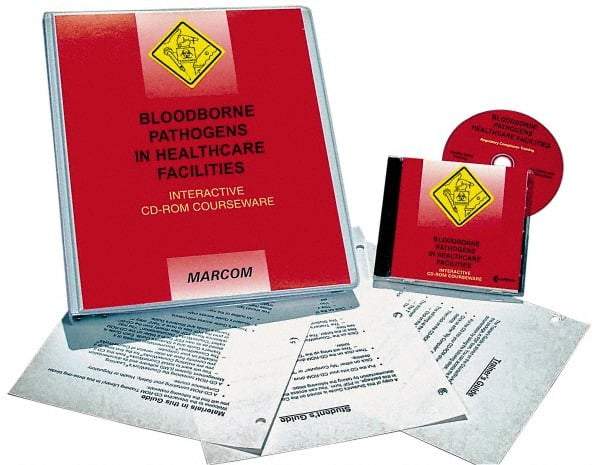 Marcom - Bloodborne Pathogens in Healthcare Facilities, Multimedia Training Kit - 45 min Run Time CD-ROM, English & Spanish - Top Tool & Supply