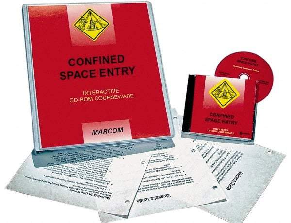 Marcom - Confined Space Entry, Multimedia Training Kit - 45 min Run Time CD-ROM, English & Spanish - Top Tool & Supply