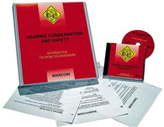 Marcom - Hearing Conservation and Safety, Multimedia Training Kit - 45 min Run Time CD-ROM, English & Spanish - Top Tool & Supply